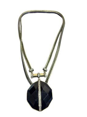 Chloe + Isabel Atlas Convertible Statement Necklace 32 inch Long 15 inch Doubled